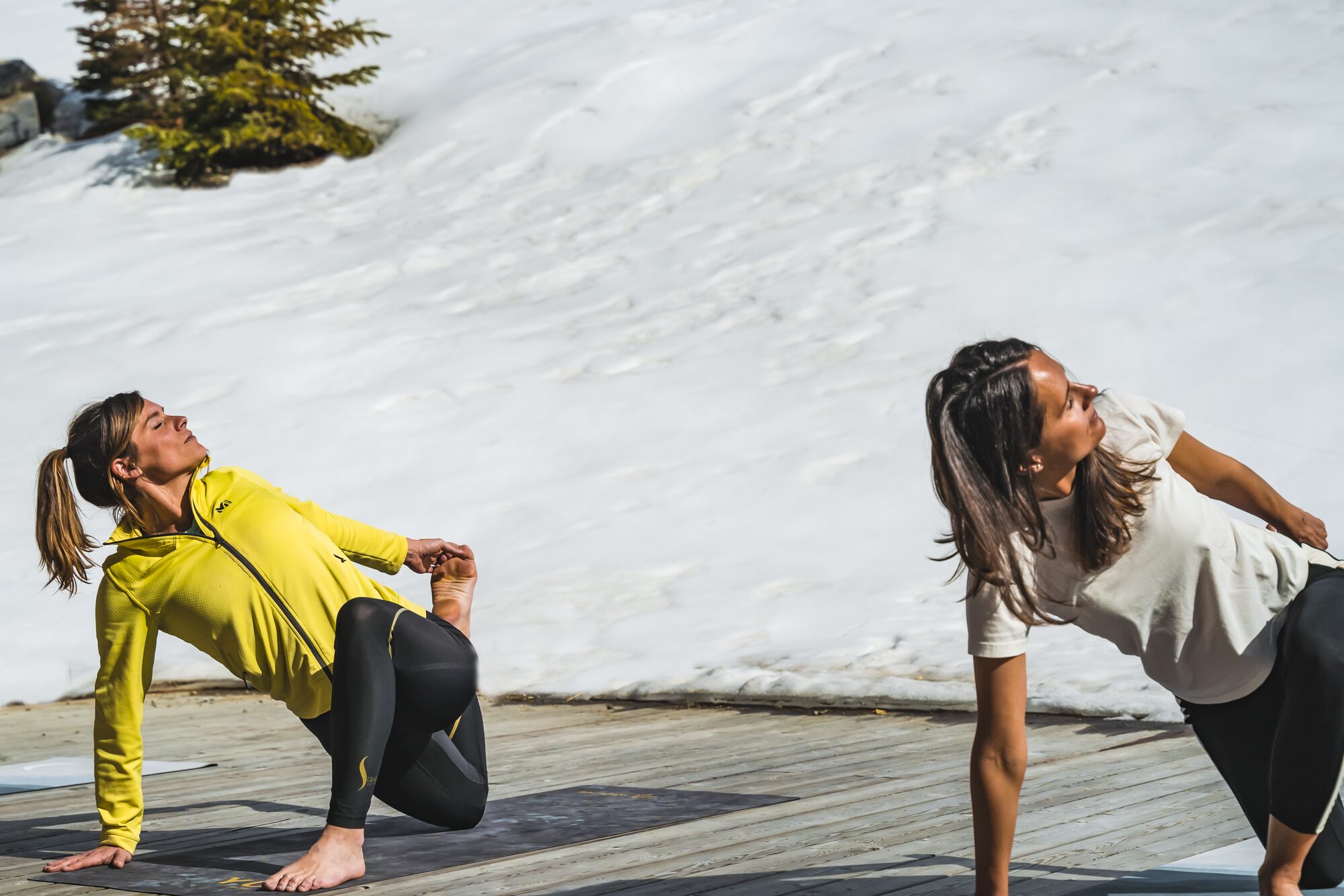 Outdoor movement session, Méribel